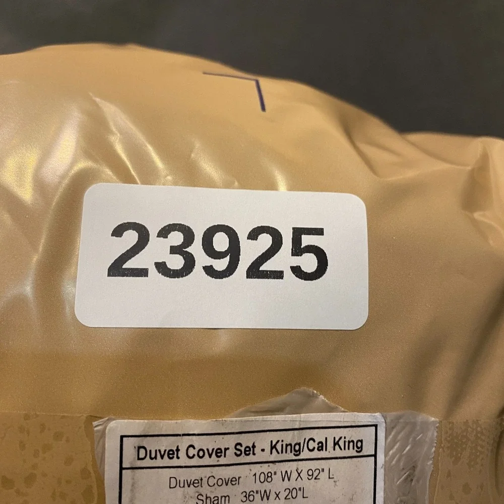 Quince Classic Organic Percale Duvet Cover Set Espresso Brown King/Cal King NEW